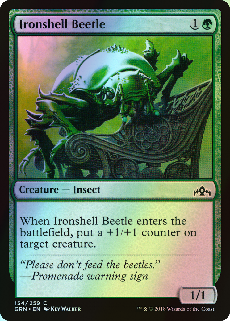 Ironshell Beetle (GRN) #134 [EN/F]