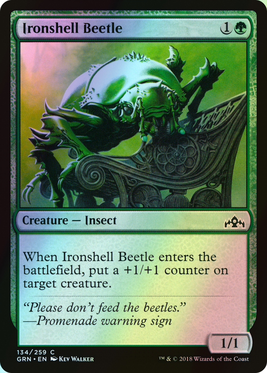 Ironshell Beetle (GRN) #134 [EN/F]