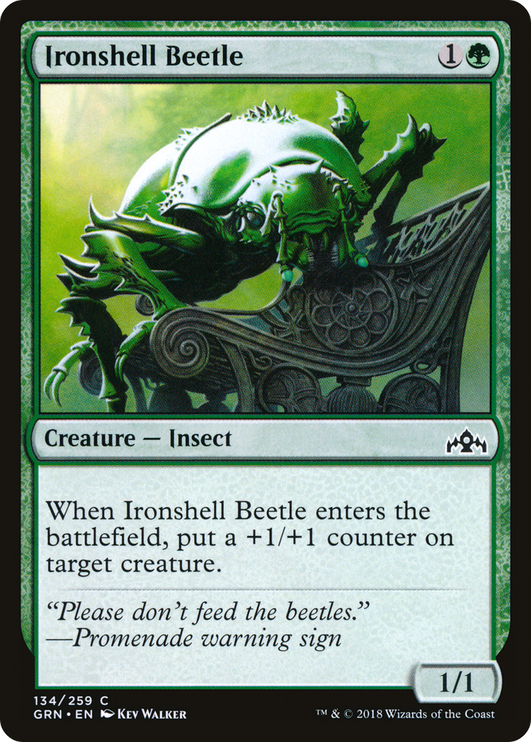 Ironshell Beetle (GRN) #134 [EN/N] s/o