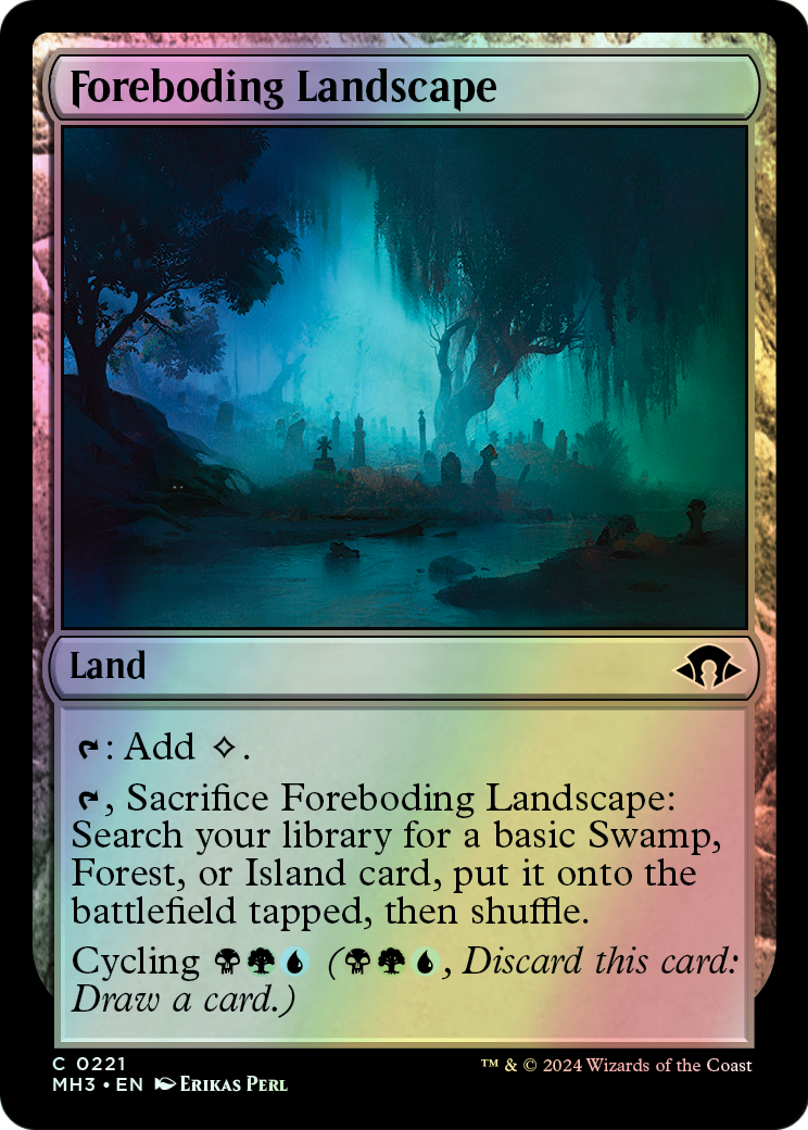 Foreboding Landscape (MH3) #221 [EN/F]