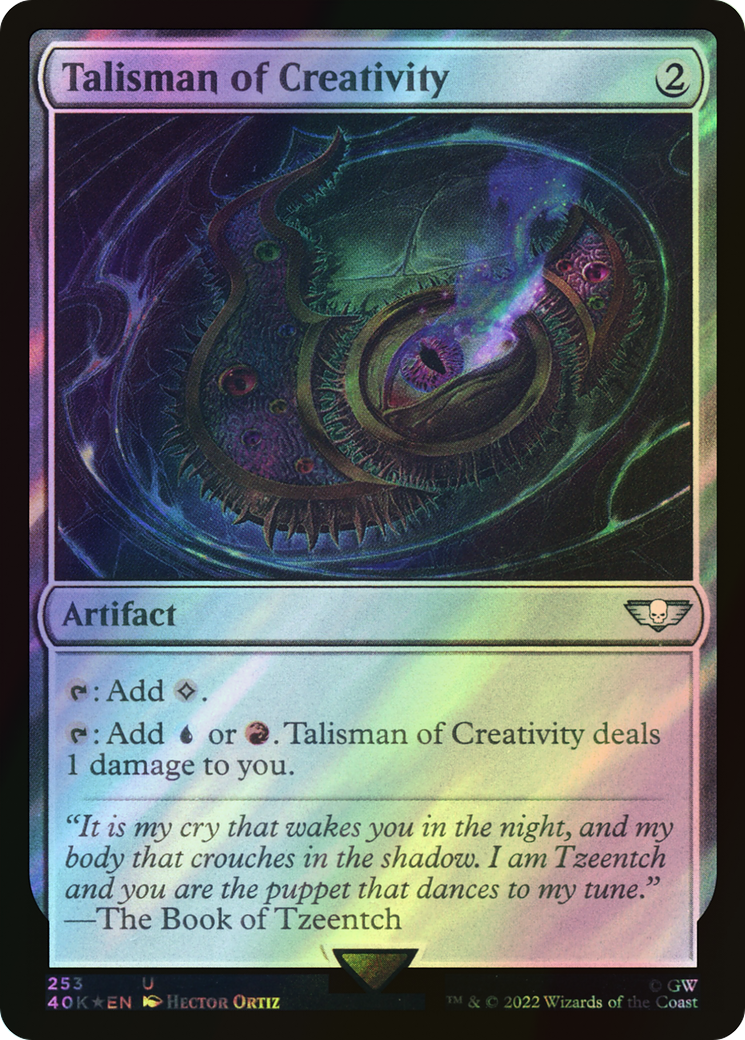 Talisman of Creativity - Surge Foil (40K) #253★ [EN/F] s/o