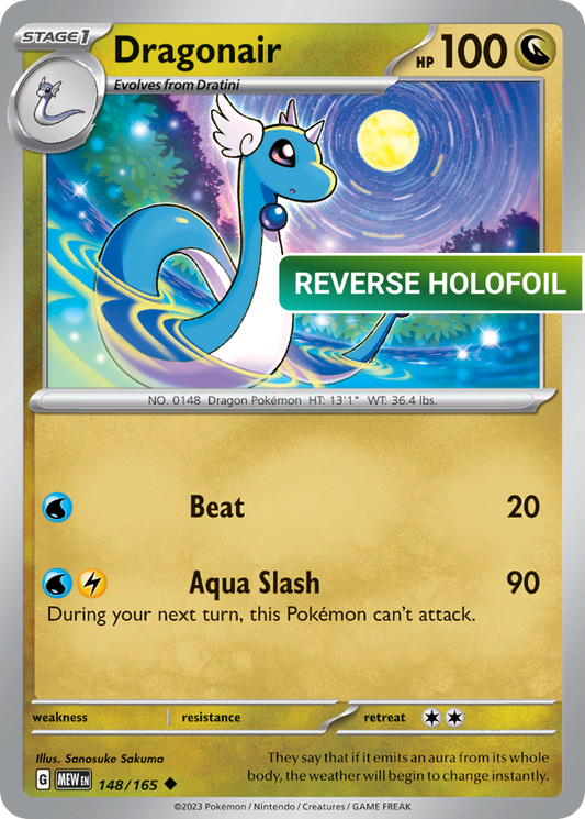 Dragonair (MEW) #148 [EN/R] s/o