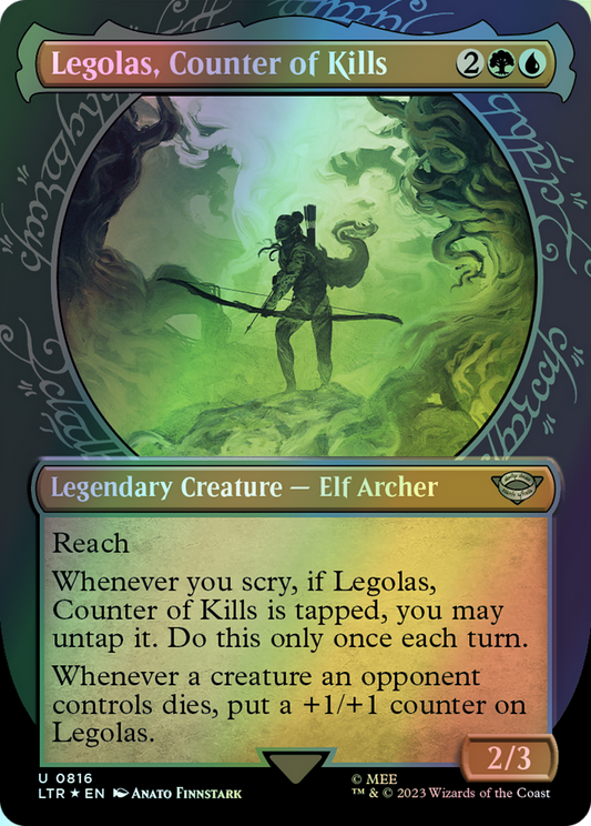 Legolas, Counter of Kills - Surge Foil (LTR) #816 [EN/F] s/o