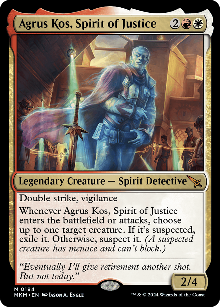 Agrus Kos, Spirit of Justice (MKM) #184 [EN/N]