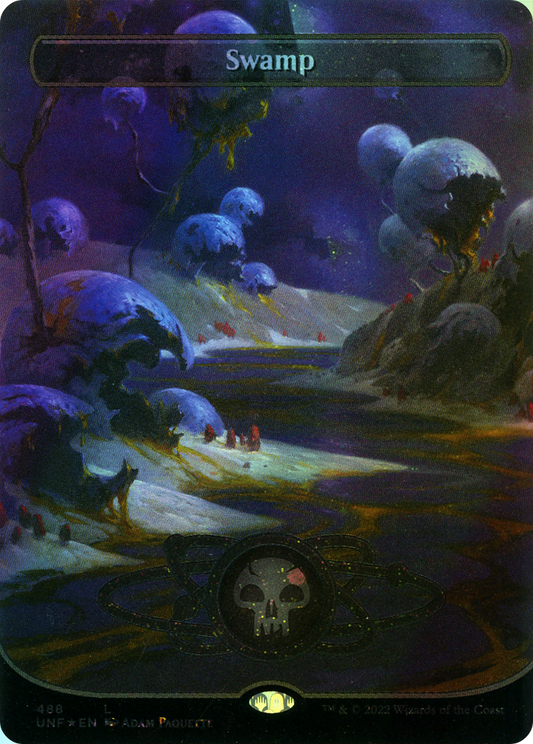 Swamp - Galaxy Foil (UNF) #488 [EN/F] s/o