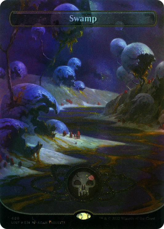 Swamp - Galaxy Foil (UNF) #488 [EN/F] s/o