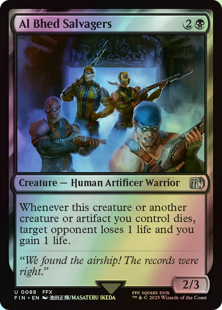 Al Bhed Salvagers (FIN) #88 [EN/F] s/o