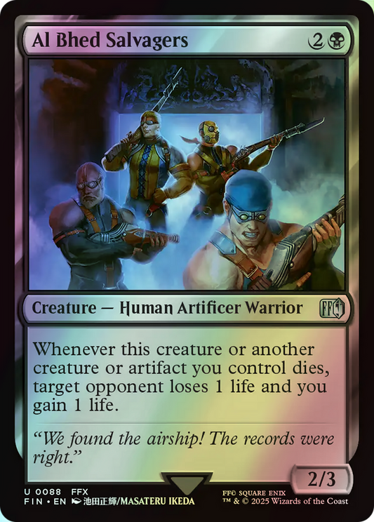 Al Bhed Salvagers (FIN) #88 [EN/F] s/o