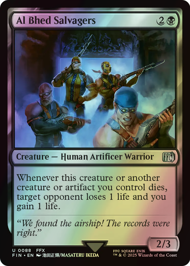 Al Bhed Salvagers (FIN) #88 [EN/F] s/o