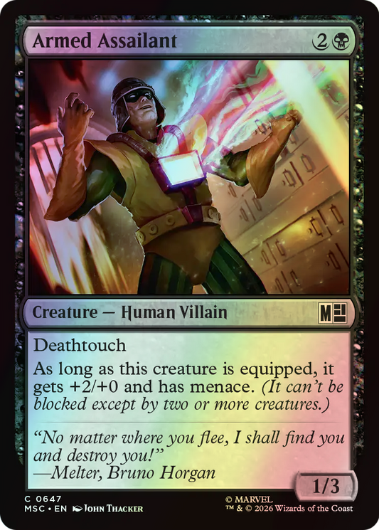 Armed Assailant (MSC) #647 [EN/F]