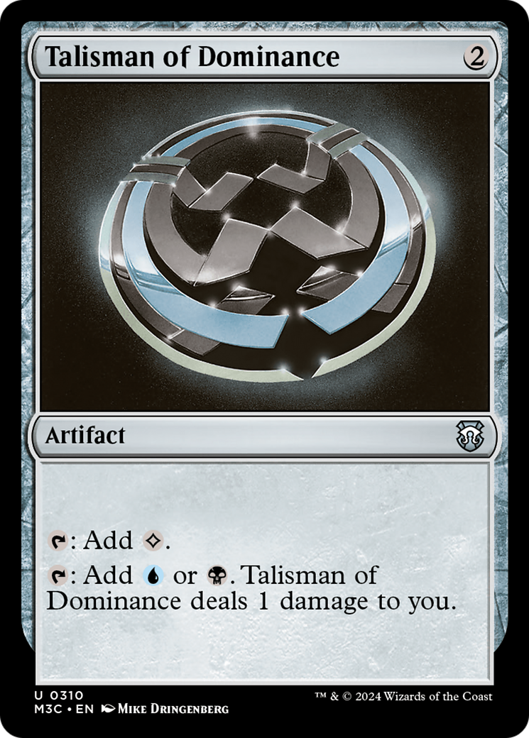 Talisman of Dominance (M3C) #310 [EN/N] s/o