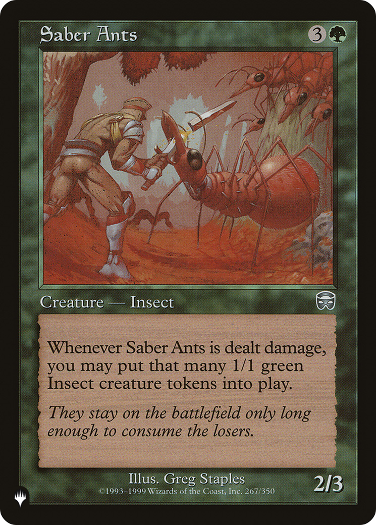 Saber Ants (PLST) #MMQ-267 [EN/N]