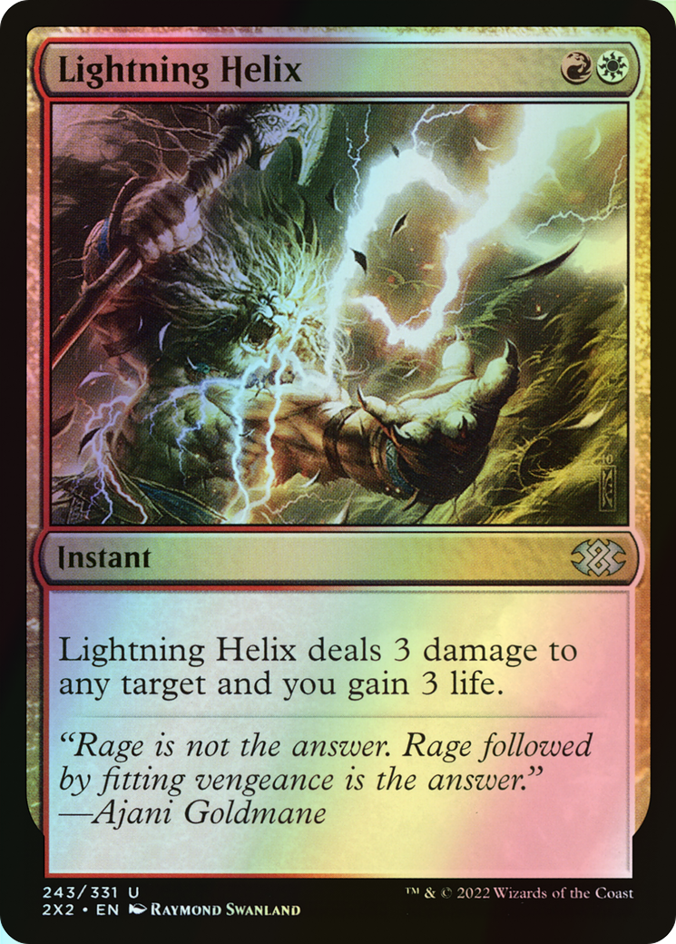 Lightning Helix (2X2) #243 [EN/F] s/o