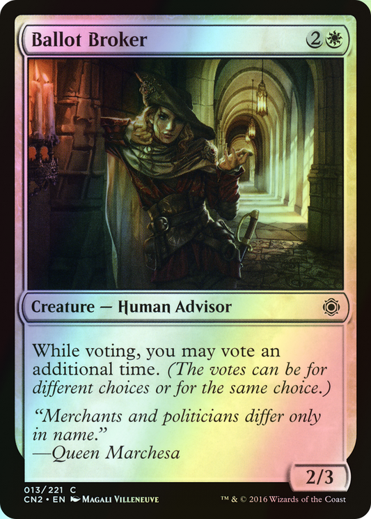 Ballot Broker (CN2) #13 [EN/F] s/o