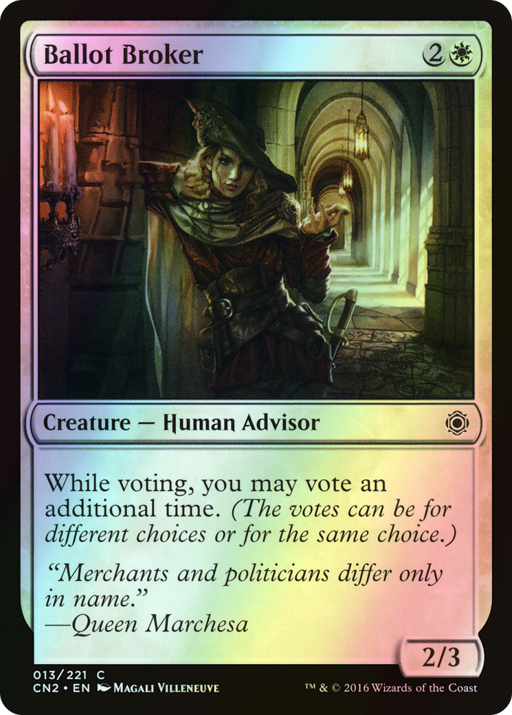 Ballot Broker (CN2) #13 [EN/F] s/o