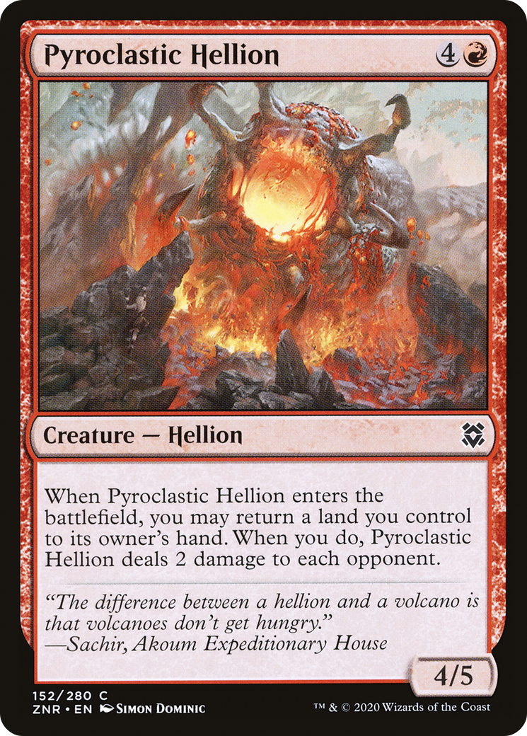 Pyroclastic Hellion (ZNR) #152 [EN/N]