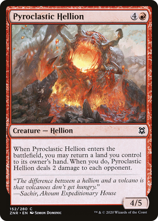 Pyroclastic Hellion (ZNR) #152 [EN/N]
