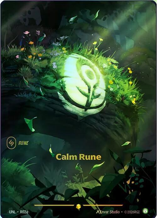 Calm Rune (R02a) (UNL) #R02a [EN/F]