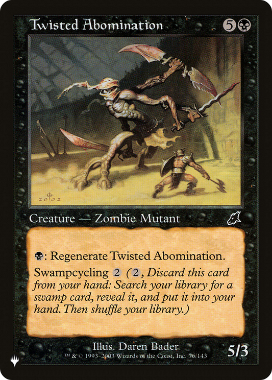 Twisted Abomination (PLST) #SCG-76 [EN/N]