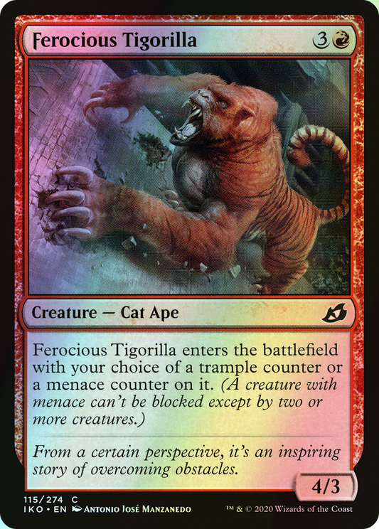 Ferocious Tigorilla (IKO) #115 [EN/F]