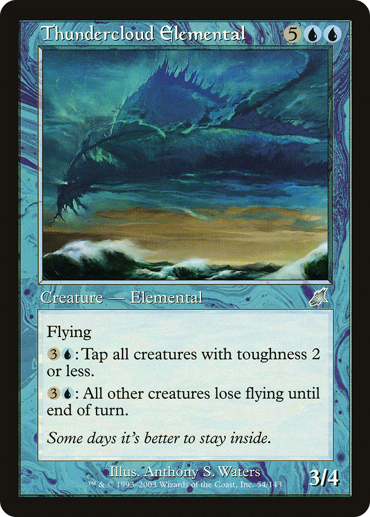 Thundercloud Elemental (SCG) #54 [EN/N]