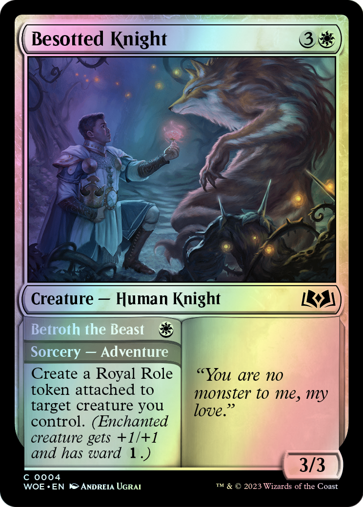 Besotted Knight // Betroth the Beast (WOE) #4 [EN/F]