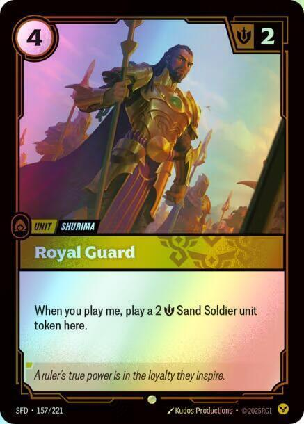 Royal Guard (SFD) #157 [EN/F] s/o