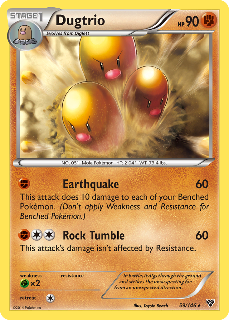 Dugtrio (XY) #59 [EN/N]