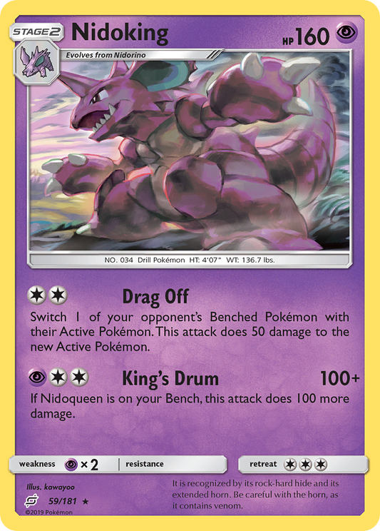 Nidoking (TEU) #59 [EN/N] s/o