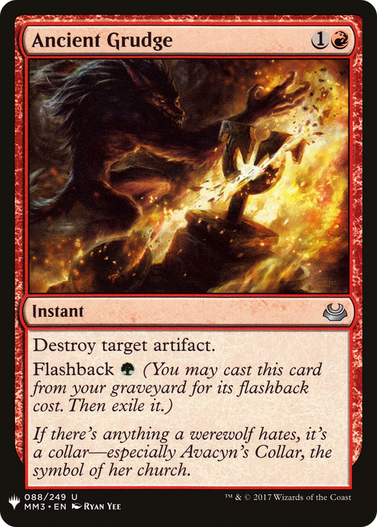 Ancient Grudge (PLST) #MM3-88 [EN/N]