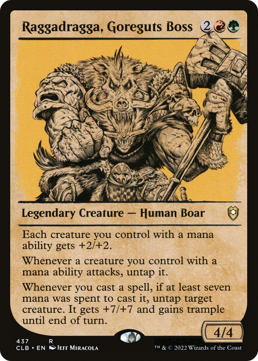Raggadragga, Goreguts Boss (CLB) #437 [EN/N]