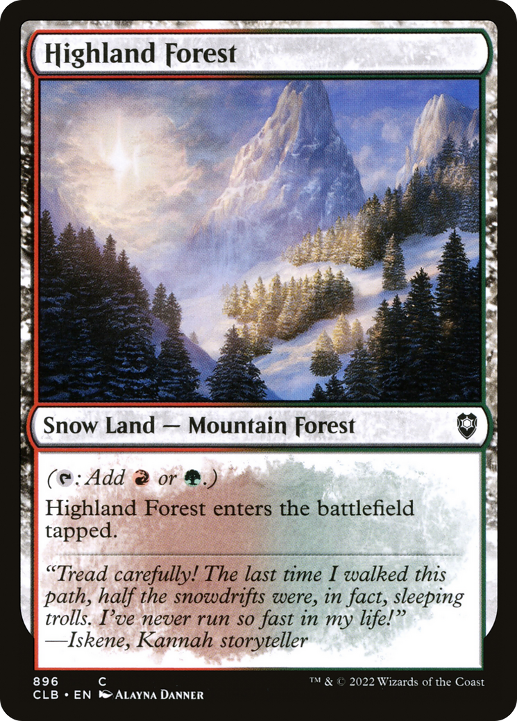 Highland Forest (CLB) #896 [EN/N]