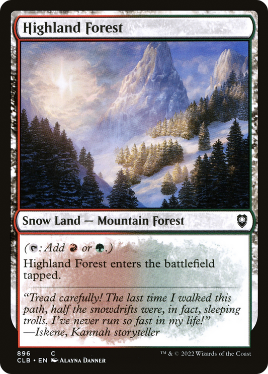 Highland Forest (CLB) #896 [EN/N]