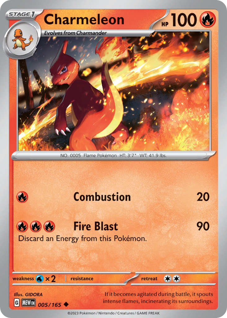 Charmeleon (MEW) #5 [EN/N]