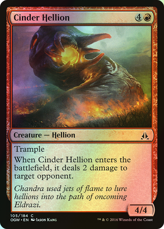 Cinder Hellion (OGW) #105 [EN/F]