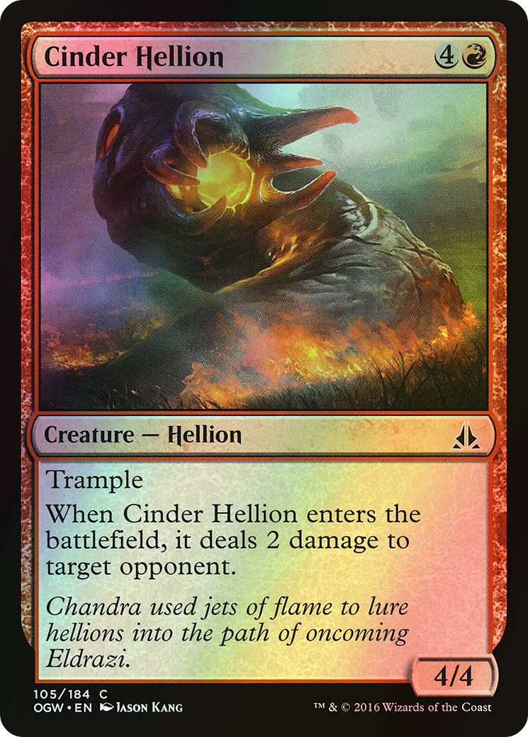 Cinder Hellion (OGW) #105 [EN/F]