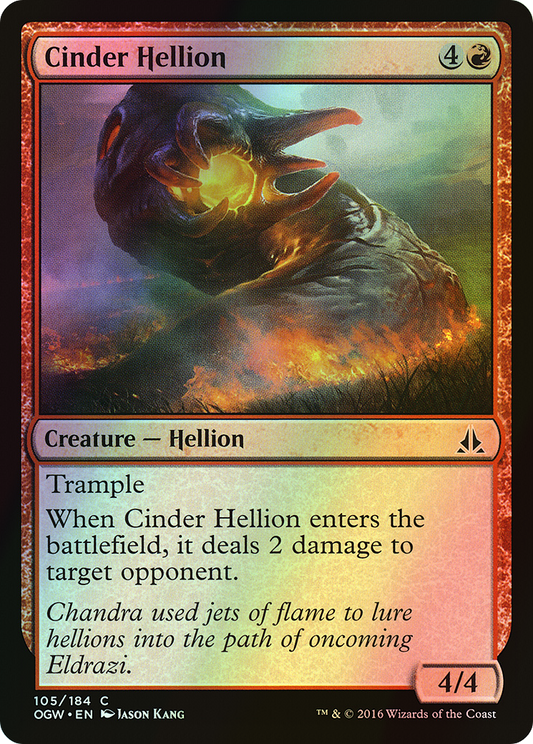 Cinder Hellion (OGW) #105 [EN/F]