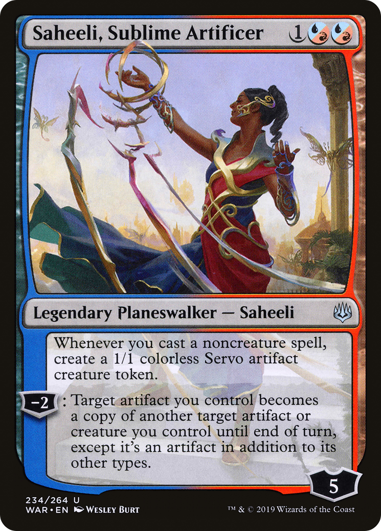 Saheeli, Sublime Artificer (WAR) #234 [EN/N]