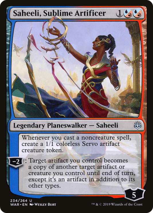 Saheeli, Sublime Artificer (WAR) #234 [EN/N]