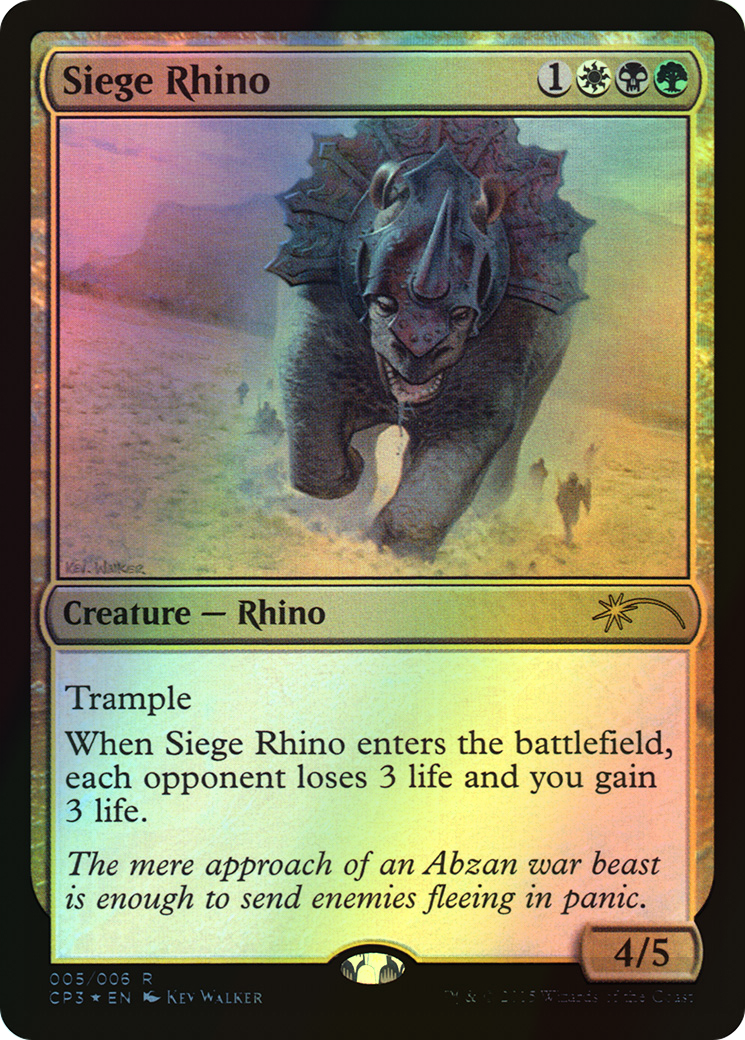 Siege Rhino (CP3) #5 [EN/F]