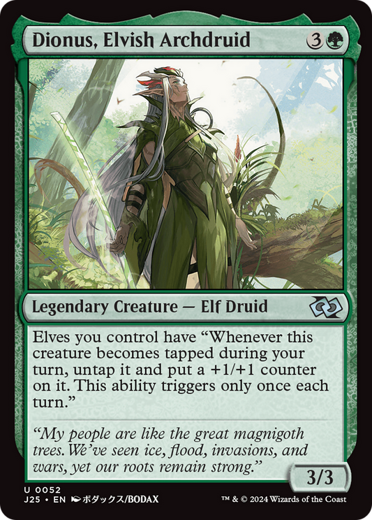 Dionus, Elvish Archdruid (J25) #52 [EN/N] s/o