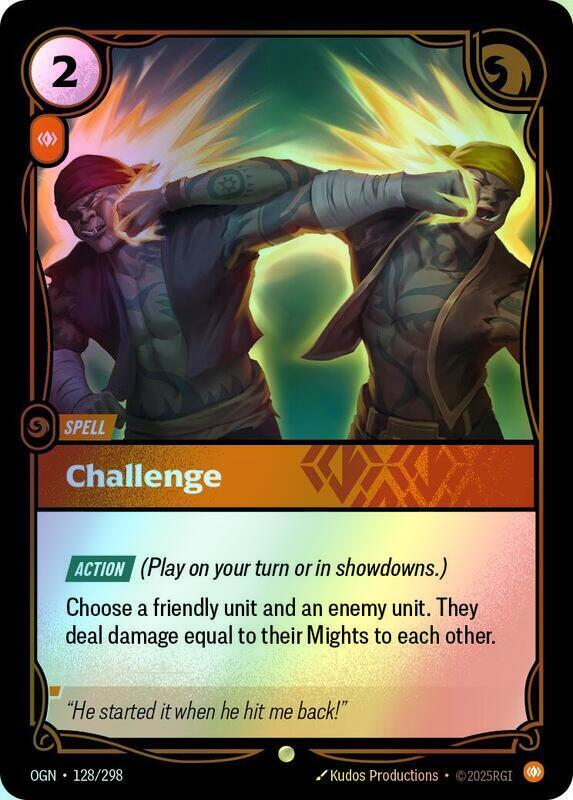 Challenge (OGN) #128 [EN/F] s/o