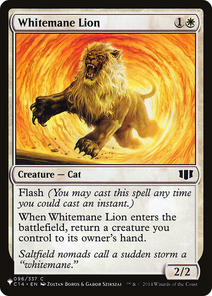 Whitemane Lion (PLST) #C14-96 [EN/N]