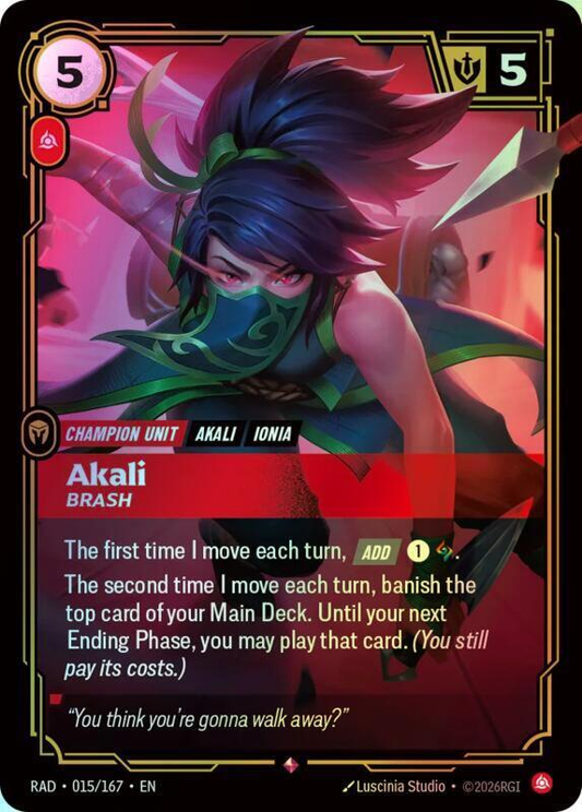 Akali, Brash (RAD) #015 [EN/F]