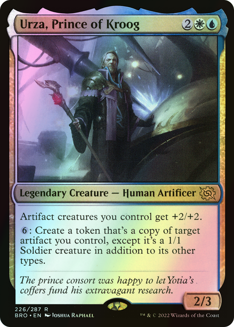 Urza, Prince of Kroog (BRO) #226 [EN/F] s/o