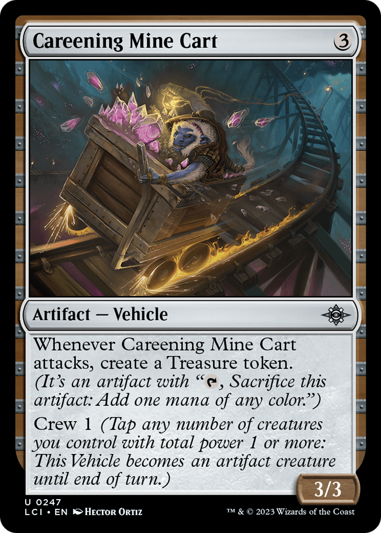 Careening Mine Cart (LCI) #247 [EN/N] s/o