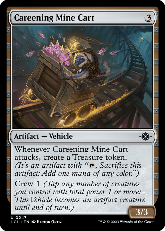Careening Mine Cart (LCI) #247 [EN/N] s/o