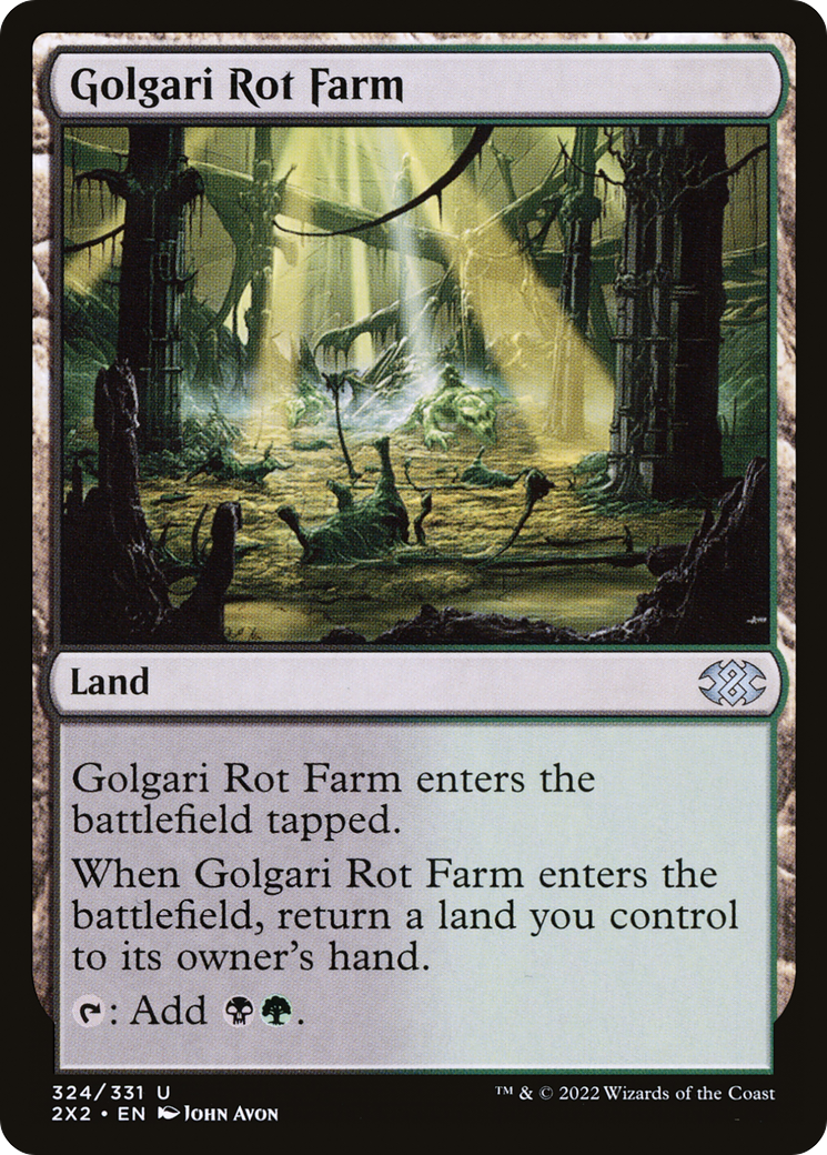 Golgari Rot Farm (2X2) #324 [EN/N]