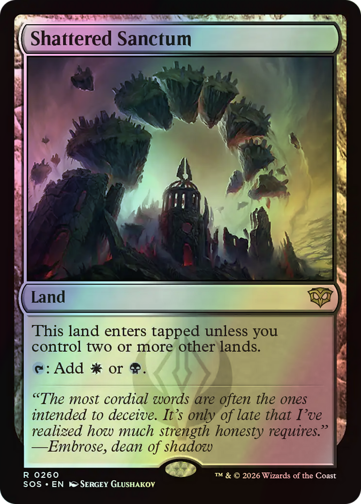 Shattered Sanctum (SOS) #260 [EN/F]