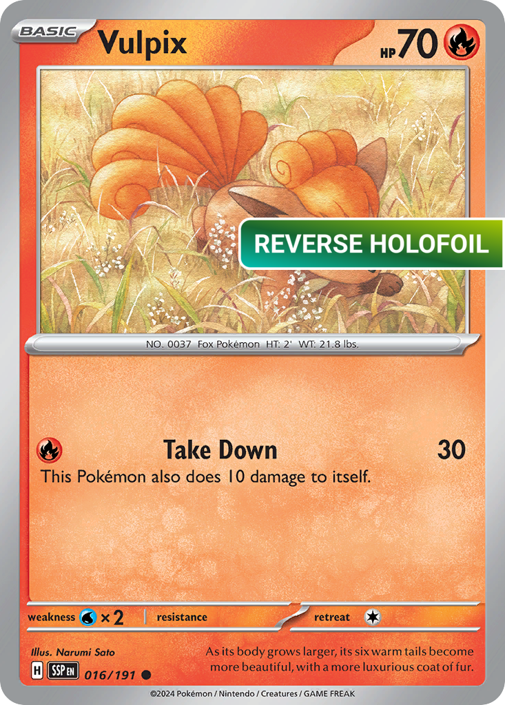 Vulpix (SSP) #16 [EN/R] s/o